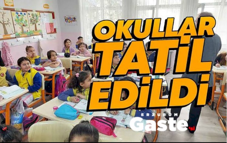 Erzurumda 26 Kasım 2024 yarın olumsuz hava şartları dolayısıyla ilk orta ve lise öğretimde merkez ilçelerde eğitime bir gün ara verildi.