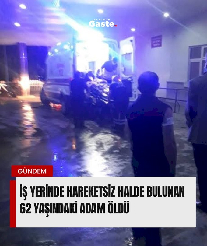 Erzurum’da Bir Kişi Dükkanda Ölü Bulundu !