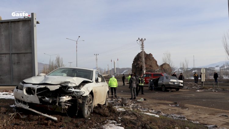 Erzurum Oltu’da Trafik Kazası !
