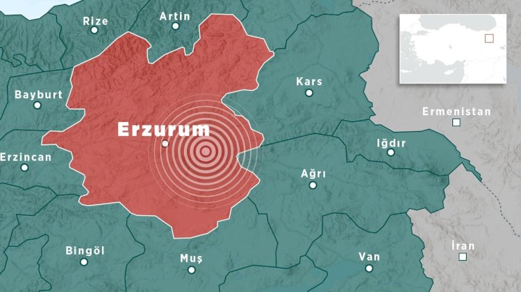Erzurum ve Çevresinde Gerçekleşen Depremler !
