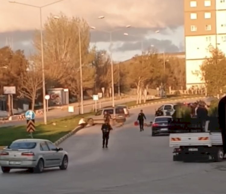Gölbaşında Maddi Hasarlı Kaza !