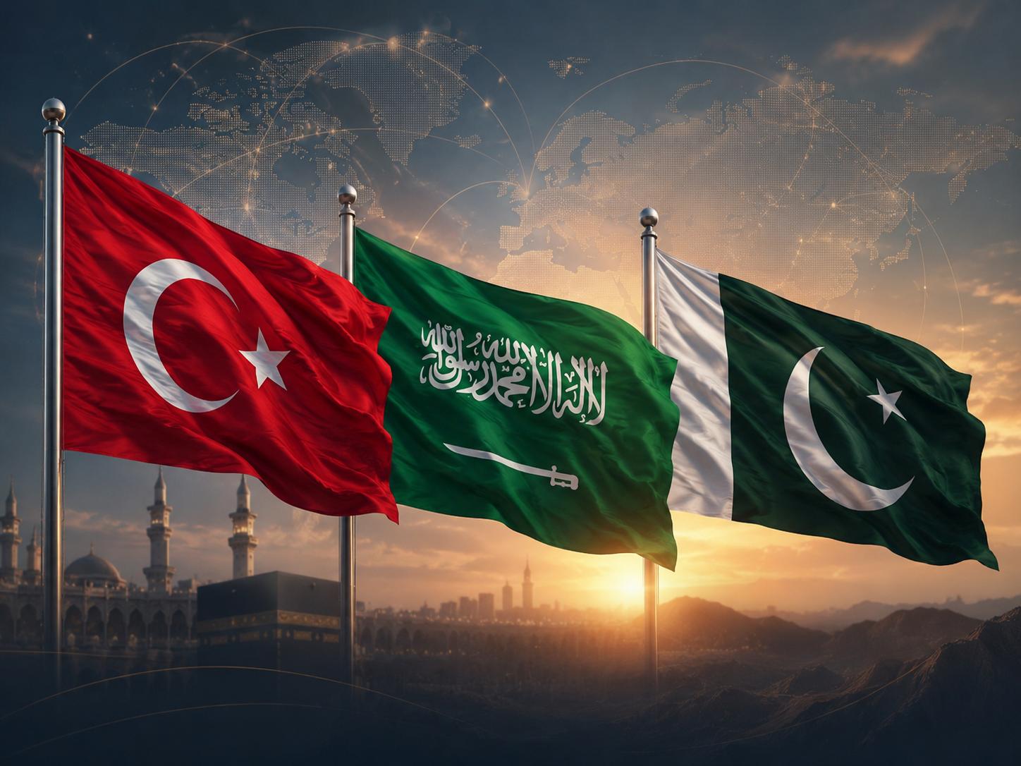 Türkiye, Suudi Arabistan ve Pakistan Savunma Anlaşması İçin Bir Araya Geliyor