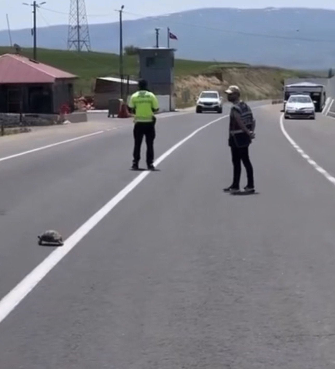 Erzurum’da Polisten Duyarlı Davranış.