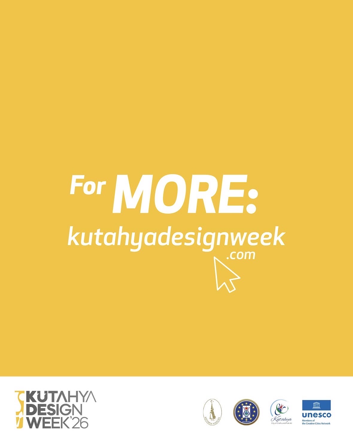 Atatürk Üniversitesi’nden Orhan Ardahanlı Kütahya Design Week 2026’ya Davet Edildi