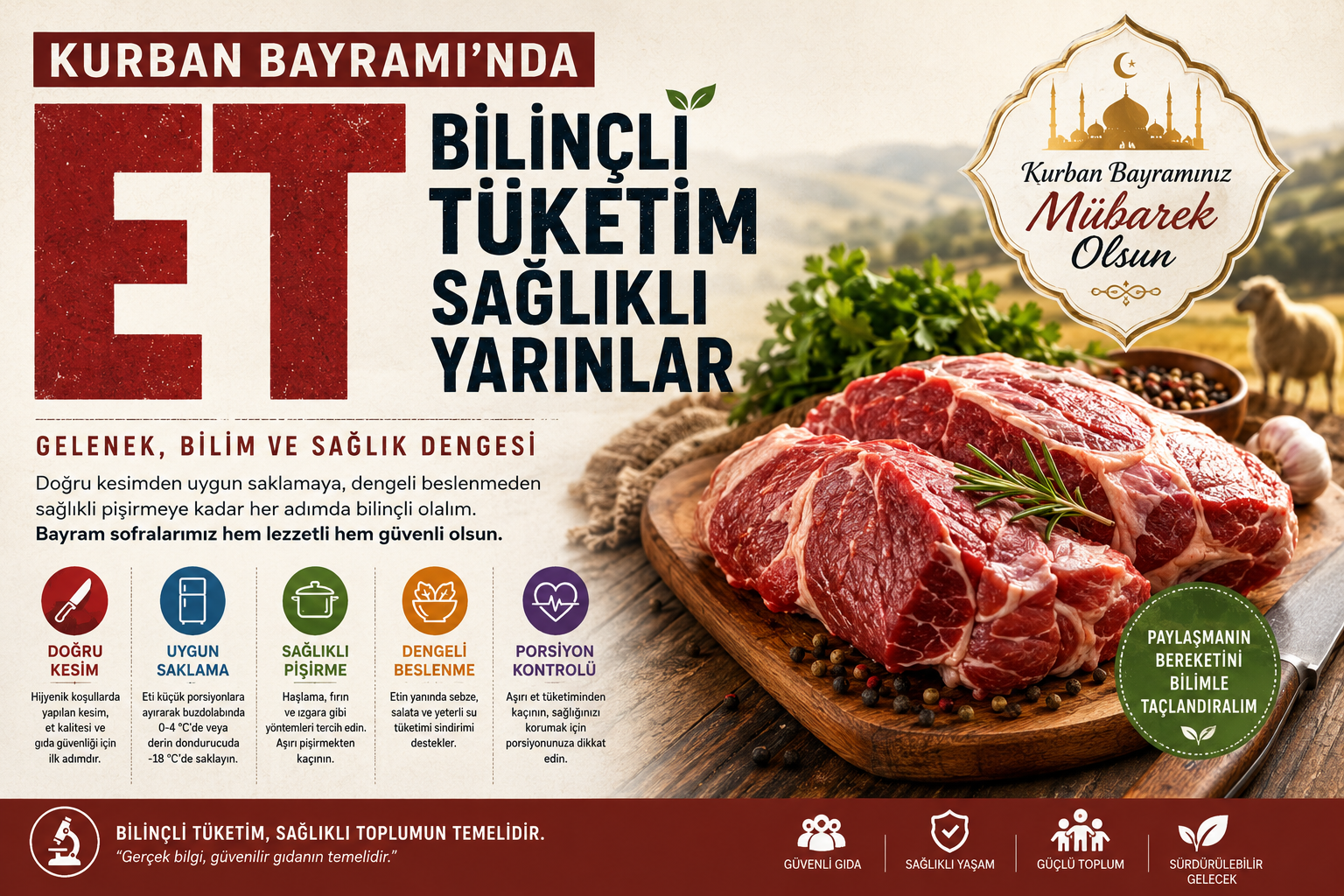 Kurban Bayramı’nda Et Tüketimi: Gelenek, Bilim ve Sağlık Dengesi